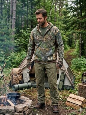 Cabela's Camo Full-Zip Hoodie